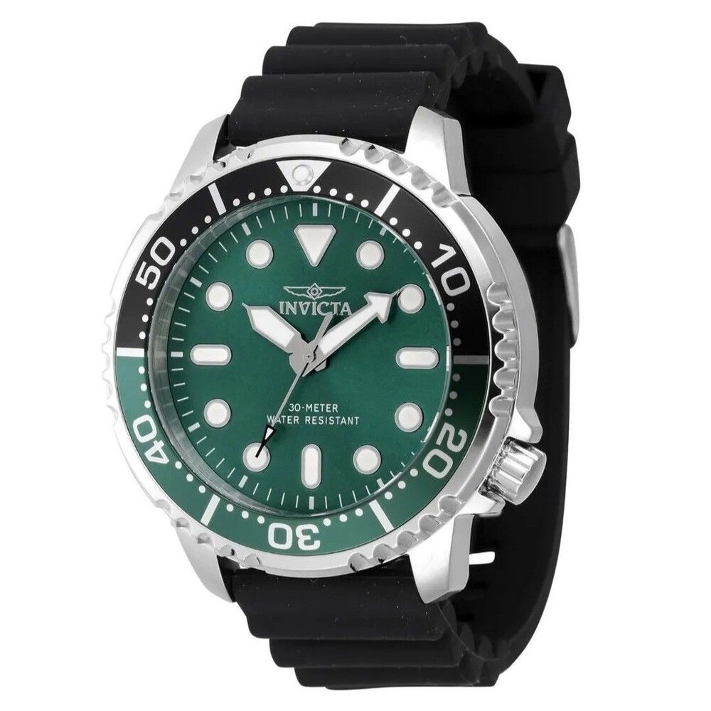 Invicta Pro Diver Neptune Men's Watch 48mm Green Dial Black 47223 New In Box